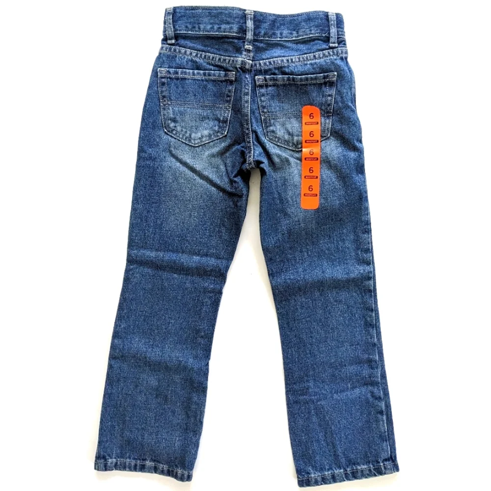 The Children's Place 6 Bootcut Jeans in Medium Indigo NWT